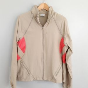 Danskin Now Tan Lightweight Vest Jacket